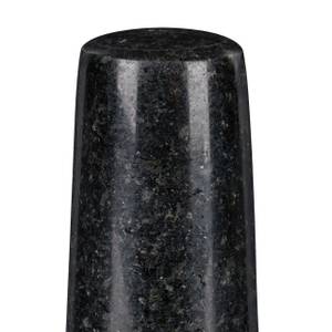 Granit Mörser mit Stößel 12 cm Schwarz - Stein - 12 x 9 x 12 cm