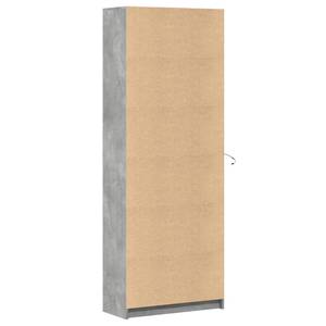 Highboard mit LED-Beleuchtung DE8664 Grau - Holzwerkstoff - 33 x 200 x 74 cm