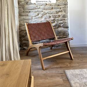 Fauteuil Kuna Marron - Marron foncé