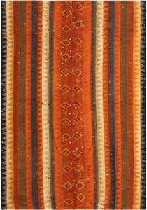 Teppich Jajim XCI Orange - Textil - 146 x 1 x 210 cm