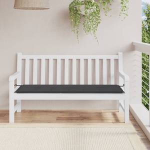 Coussin de banc de jardin Noir