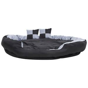 Hundekissen 3006175 Schwarz - Grau - 150 x 25 x 120 cm