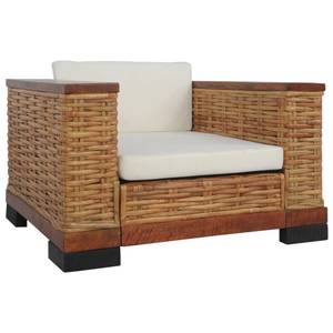 Sofa(2er Set) 298258-1 Braun - Rattan - Massivholz - Holzart/Dekor - 191 x 66 x 78 cm