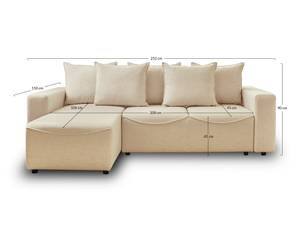 Ecksofa CAPUCINE Orange