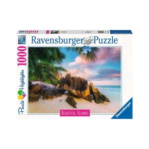 Puzzle Paradies auf den Seychellen Papier - 28 x 6 x 38 cm