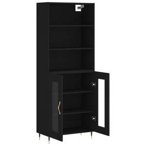 Highboard DE9142 Schwarz - Holzwerkstoff - 34 x 180 x 70 cm