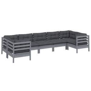 Garten-Lounge-Set Grau