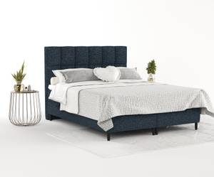 Premium Boxspringbett Anabelle Blau - Breite: 180 cm