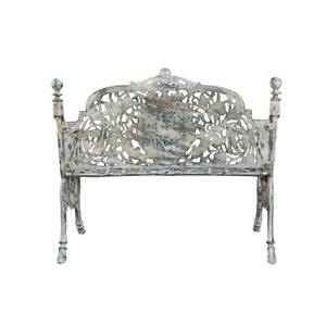 Banc de Jardin Art Nouveau Gris - 62 x 90 x 105 cm