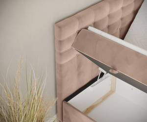 Boxspringbett Sansa Pink - Breite: 160 cm