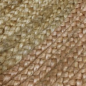 Tapis en jute naturelle beige D120 cm Beige - Fibres naturelles - 120 x 1 x 120 cm