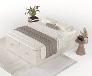 Boxspringbett Freja Beige - Breite: 200 cm