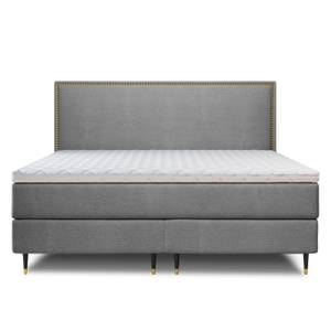 Boxspringbett BLISSFUL Grau - Breite: 160 cm