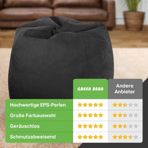 Kinder Sitzsack "Drop" 60x60x90cm Schwarz