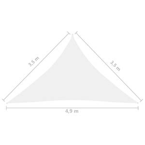 Sonnensegel 3016492-1 Weiß - 350 x 490 x 350 cm