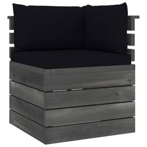 Palettensofa 3011783-1 (2-teilig) Schwarz