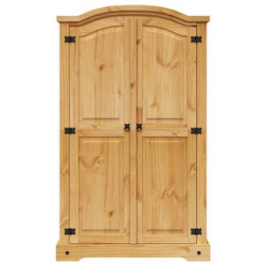 Kleiderschrank DE613 Braun - Massivholz - 52 x 170 x 101 cm