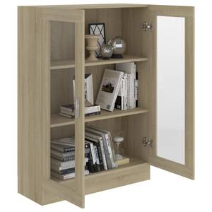 Vitrinenschrank 3005130-1 Eiche Sonoma Dekor - Höhe: 115 cm