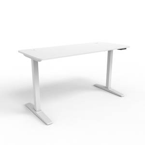 Höhenverstellbarer Tisch Kento Weiß - Breite: 140 cm