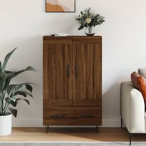 Highboard DE5569 Eiche Schwarzbraun Dekor