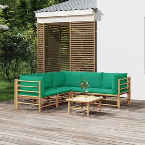 Salon de jardin 3028491-20 (lot de 6) Marron - Vert