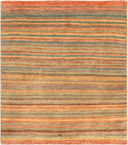 Tapis Juma CXXV Marron - Textile - 123 x 1 x 141 cm