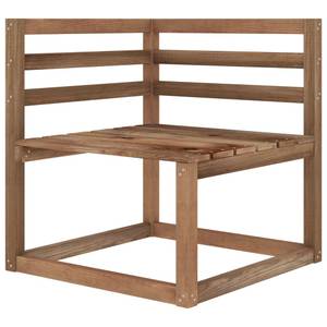 Gartenmöbel-Set (2-teilig) Braun - Massivholz - Holzart/Dekor - 60 x 70 x 64 cm