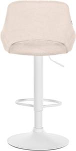 Tabouret de bar Milet Lot de 2 Crème