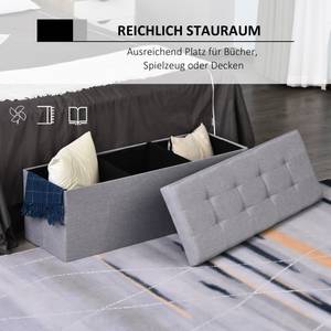 Sitzbank 838-026 Grau - Kunststoff - 38 x 38 x 110 cm