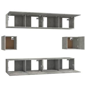 TV-Schrank 6er Set D743 Steingrau