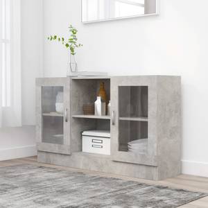 Vitrinenschrank V427 Grau