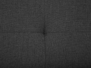 Lit double ROCHELLE Noir - Gris foncé - Gris - 147 x 109 x 218 cm