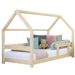 Hausbett Tery Braun - Holzwerkstoff - 99 x 135 x 209 cm