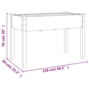 Jardinière 3029103 Marron clair - 59 x 118 cm