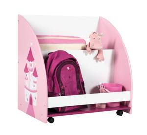 Spielregal Krone Pink - Holzwerkstoff - 60 x 60 x 40 cm