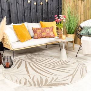 Outdoor Jute Teppich R Nomad Leaves 200 x 200 cm