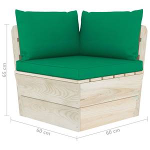 Mobilier de jardin (lot de 9) 3016490-22 Vert