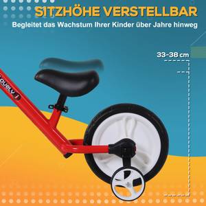 Kinder Balancefahrrad 370-091RD Hochglanz Rot