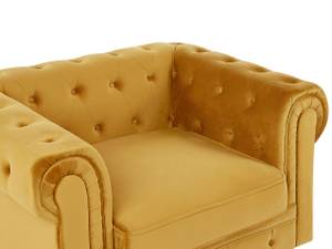 Sessel CHESTERFIELD Senfgelb - Gelb - 110 x 70 x 75 cm