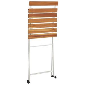 Bistrostuhl 3006379-1 (2er Set) Weiß - Massivholz - Holzart/Dekor - 39 x 79 x 45 cm