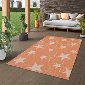 In & Outdoor Teppich  Marbella Sterne Orange - 160 x 230 cm