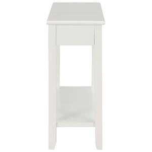 Console 297705 Blanc - Métal - Bois/Imitation - 35 x 80 x 110 cm