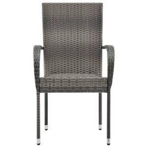 Chaise de salle à manger (lot de 2) Gris