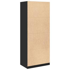 Kleiderschrank 298537-4 Schwarz - Breite: 80 cm