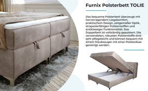 Boxspringbett TOLIE Beige