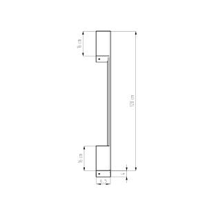 Wandleuchte Sappo 4000K Weiß - Höhe: 120 cm