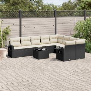 Gartensitzgruppe K925(1-tlg) Schwarz - Massivholz - 69 x 62 x 62 cm