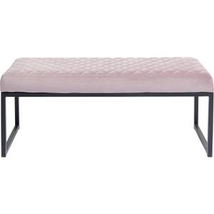 Banc Smart Rose foncé - Textile - 90 x 40 x 40 cm