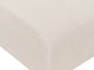 Ottomane FALSTERBO Beige - Creme - Naturfaser