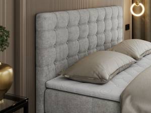 Boxspringbett SUSAN Breite: 140 cm - H4 - Textil